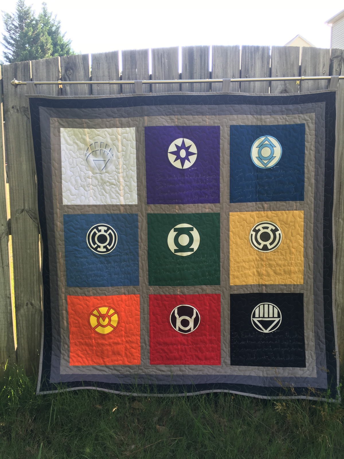 Lantern Corps Wall Quilt
