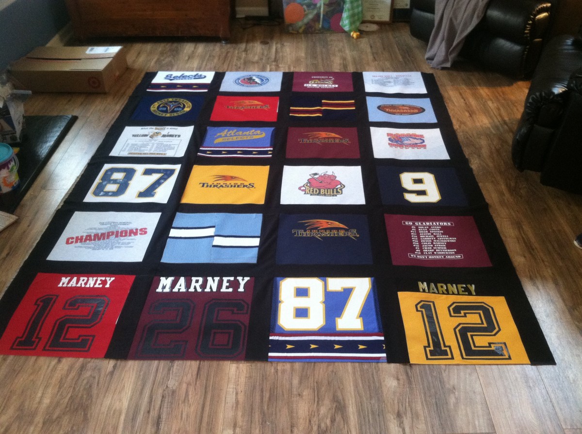 Hockey Jersey Quilt