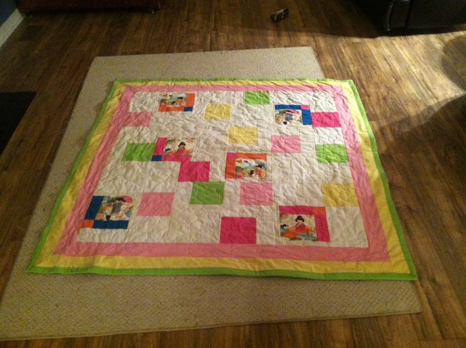 Asian-themed Girly Quilt