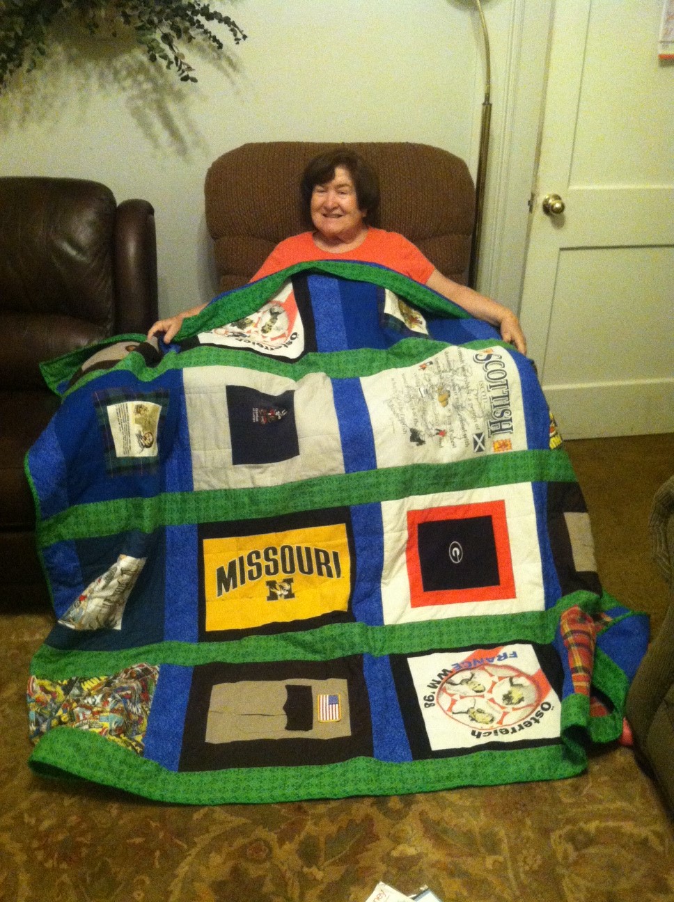 T-shirt quilt 1