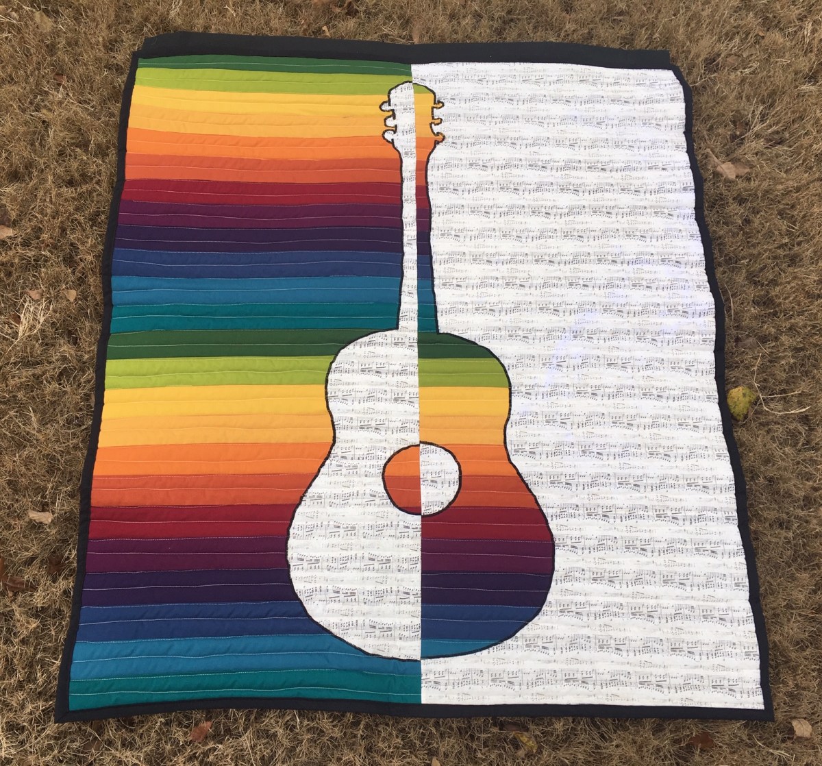 Rainbow Guitar Wall&nbsp;Quilt